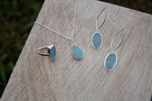 Load image into Gallery viewer, Aquamarine Tear Drop Necklace
