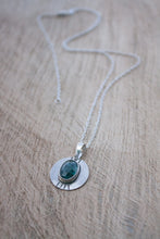 Load image into Gallery viewer, Teal Moss Kyanite Necklace
