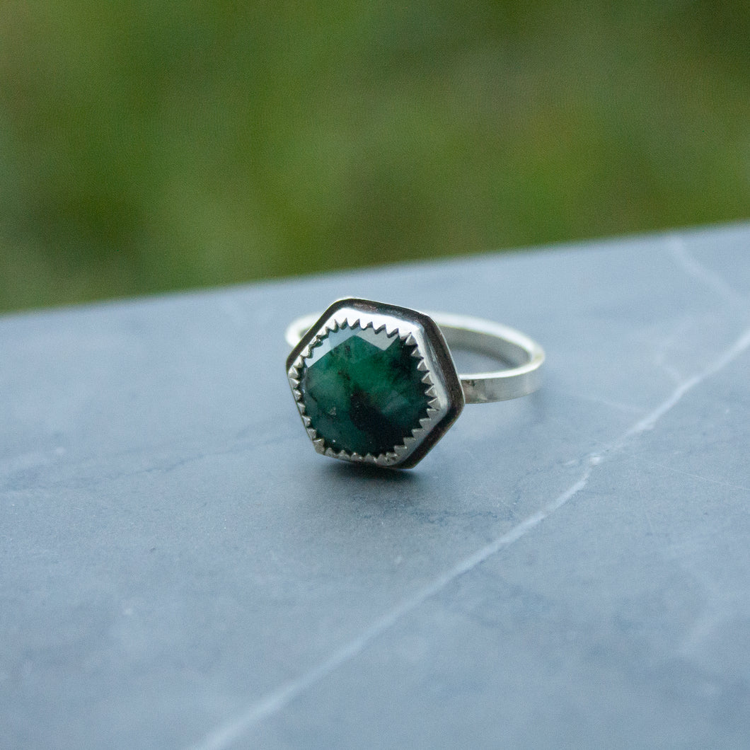 Natural Emerald Ring